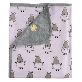 Double Layer Blanket - Big Sheepz Pink (80 x 100cm)