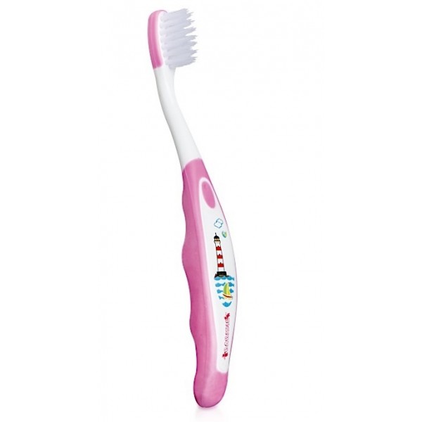 Clean & Clen Toothbrush (2Y+) - Pink - Babisil - BabyOnline HK