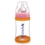 Wide-Neck Glass Feeding Bottle - 240ml (8oz) - Babisil - BabyOnline HK
