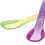 Heat Sensitive Spoon (Yellow + Purple) - Babisil - BabyOnline HK