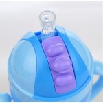 Drinking Bottle with Straw 240ml - Light Blue - Babisil - BabyOnline HK