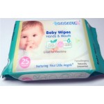 Baby Wipes - Hands & Mouth - 25 Wipes (Pack of 4) - Babisil - BabyOnline HK