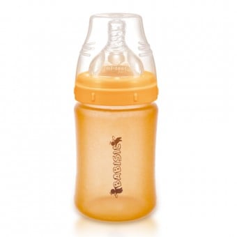 Silisafe - 寬口徑硅胶防护玻璃奶瓶 - 180ml (6oz)