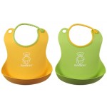 軟圍兜 (2 件) - 綠色/黃色 - BabyBjörn - BabyOnline HK