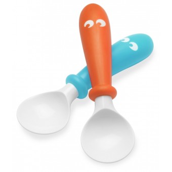 Baby Spoon - Orange/Turquoise