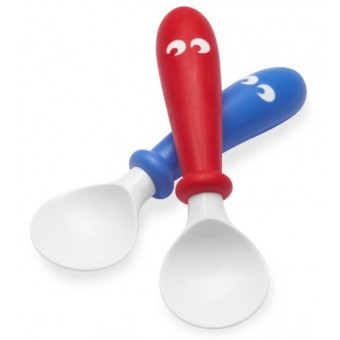 Baby Spoon - Blue/Red