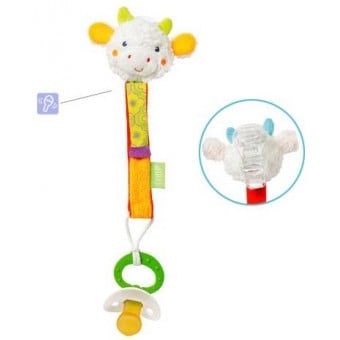 Pacifier Holder - Cow