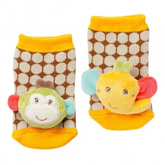 Rattle Socks - Elephant / Monkey