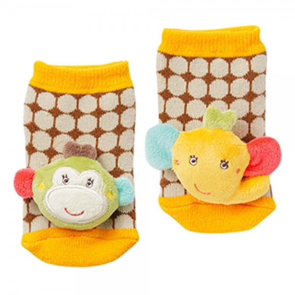 Rattle Socks - Elephant / Monkey - BabyFEHN - BabyOnline HK