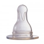 Silicone Nipple Round, Standard Bottle (Size Uni) - Baby-Nova - BabyOnline HK