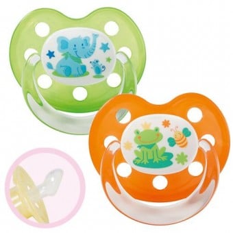 Silicone Orthodontic Pacifier (Size 1) - 2 pcs