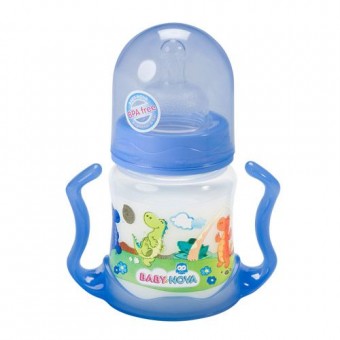 Decorated Wide-Neck PP Learners Bottles 150ml