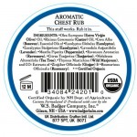 Organic Aromatic Chest Rub - 0.75oz - Badger - BabyOnline HK