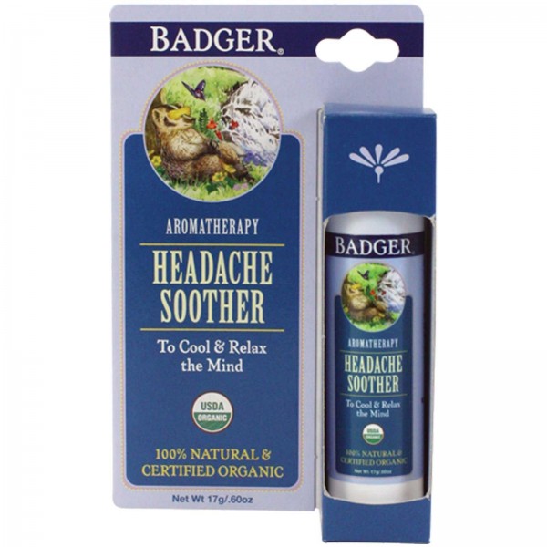 Aromatherapy - Headache Soother 17g - Badger - BabyOnline HK