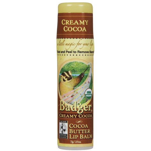 Cocoa Butter Lip Balm (Creamy Cocoa) 0.25oz - Badger - BabyOnline HK