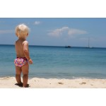 Reusable Swim Nappy - Pink Whale - Size S (2-6m) - Bambino Mio - BabyOnline HK