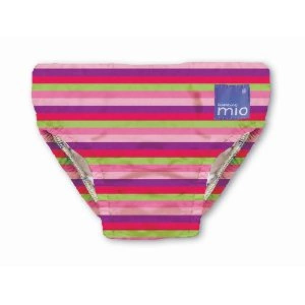 Swim Nappy - Pink Stripe - Size L (1-2Y) - Bambino Mio - BabyOnline HK