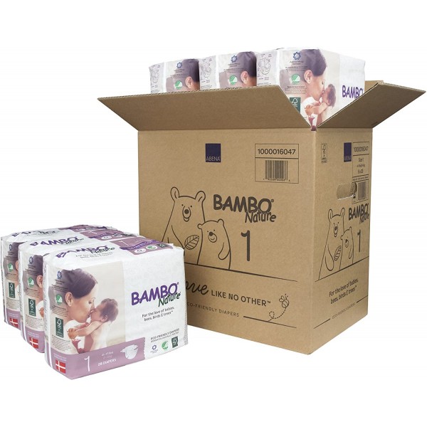 Bambo Nature Dream 嬰兒紙尿片 - 初生 1 號 (28 片) - 6包 - Bambo Nature - BabyOnline HK