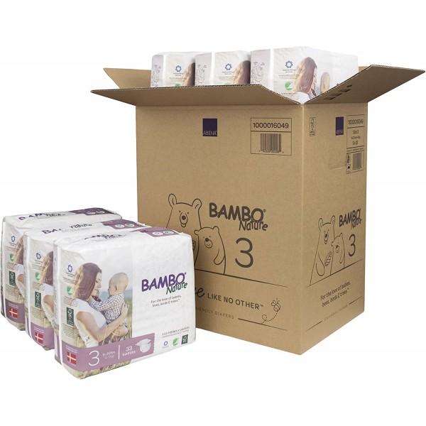 Bambo Nature Dream 嬰兒紙尿片 - 3 號 (33 片) - 6包 - Bambo Nature - BabyOnline HK