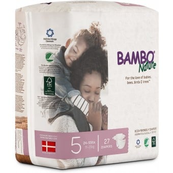 Bambo Nature Dream Baby Diapers - Size 5 (27 diapers)