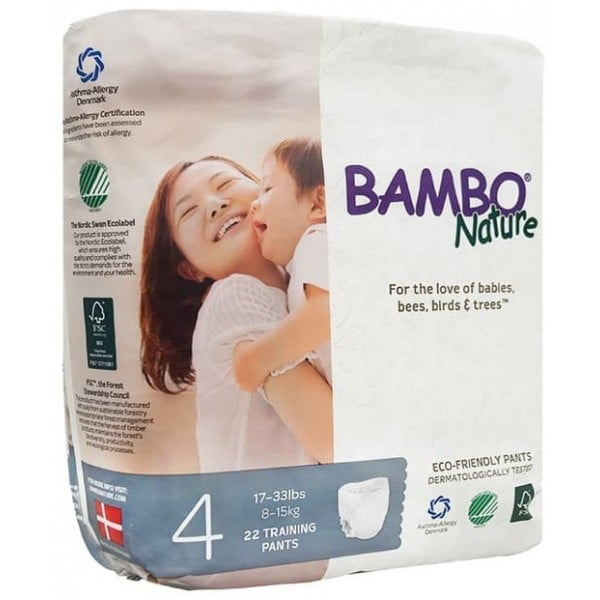 Bambo Nature Dream Training Pants - Size 4 (22 pants) - Bambo Nature - BabyOnline HK