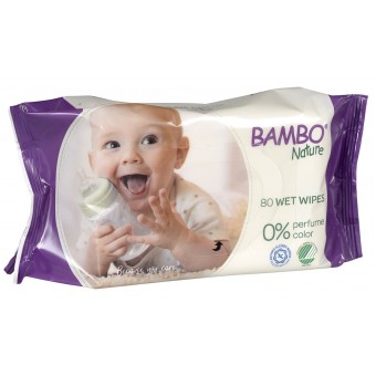 Bambo Nature Baby Wet Wipes (80pcs)