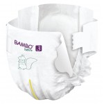 Bambo Nature - Rash Free ECO Baby Diapers - Size 3 (28 diapers) - 6 packs - Bambo Nature