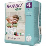 Bambo Nature - 零敏環保嬰兒紙尿片 - 4 號 (24 片) - 6包 - Bambo Nature - BabyOnline HK