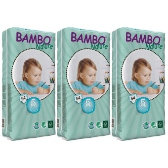 Premium Eco Baby Diapers - Size 5 Junior (54 diapers) - 3 Packs