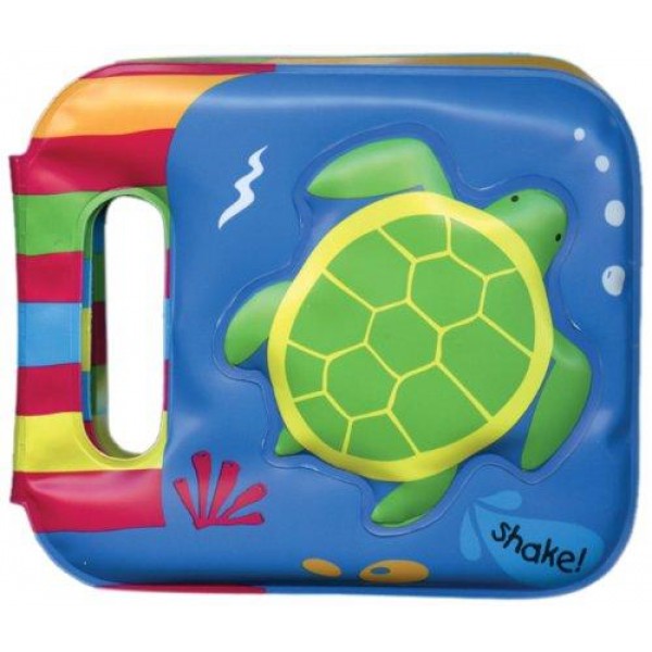 Shake and Play Bath Book with Rattle - Turtle - Barron's - BabyOnline HK