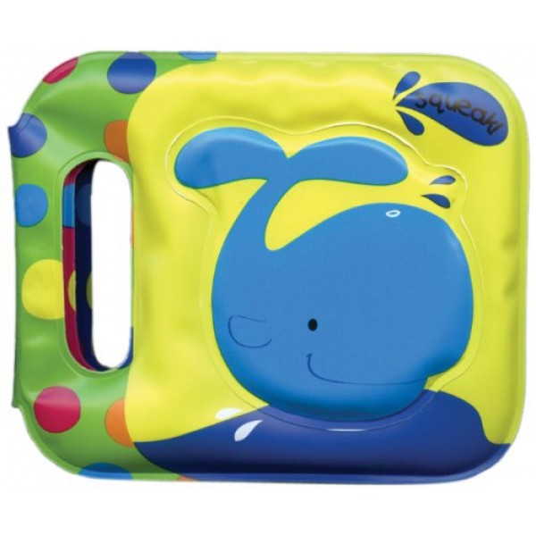 Shake and Play Bath Book with Squeaker - Whale - Barron's - BabyOnline HK