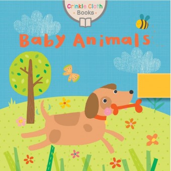 Crinkle Cloth Book - Baby Animals