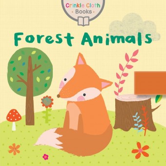 Crinkle Cloth Book - Forest Animals