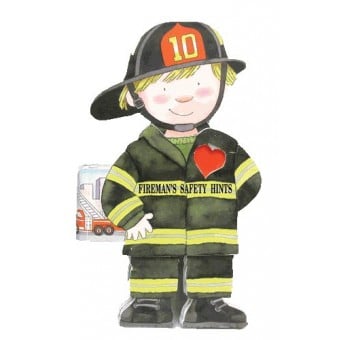 Little People Shape Books - Fireman's Safety Hints