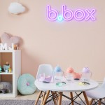 B.Box - 防漏吸管學飲杯-雪糕系列 (粉紫色) - B.Box