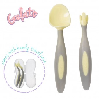 B.Box - Gelato Toddler Cutlery Set - Banana Split