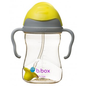 B.Box - PPSU Sippy Cup (Deluxe Edition) - Yellow/Grey