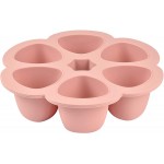 Mutliportions - Silicone Multi-Containers with Cover (6 x 90ml / 3oz) - Vintage Pink - BEABA - BabyOnline HK
