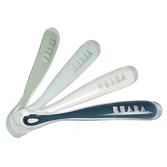 First Stage Soft Silicone Spoon (Set of 4)