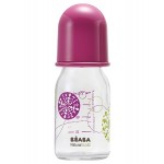 BEABA - Standard Baby Feeding Glass Bottle 110ml (Gipsy) - Set of 3 - BEABA - BabyOnline HK