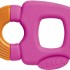 Baby Teether with Case (Pink/Orange)