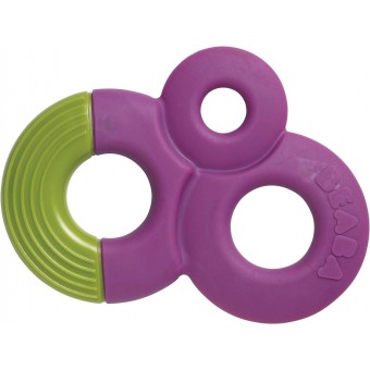 Baby Teether with Case (Purple/Green)