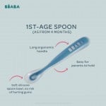 First Stage Soft Silicone Spoon (Set of 4) - BEABA - BabyOnline HK