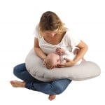 Big Flopsy 孕婦及寶寶護理枕 - 平織布 灰色 - BEABA - BabyOnline HK
