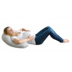 Maternity Pillow - Big Flopsy - Chambray Grey - BEABA - BabyOnline HK