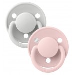 BIBS - De Lux Silicone Pacifier (One Size) - Haze / Blossom - BIBS - BabyOnline HK