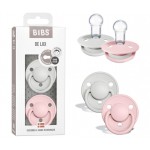 BIBS - De Lux Silicone Pacifier (One Size) - Haze / Blossom - BIBS - BabyOnline HK
