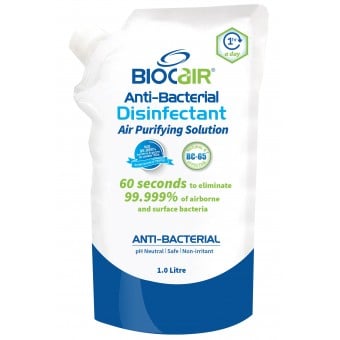 BioCair BC-65 Anti-Bacterial Disinfectant Air Purifying Solution 1L