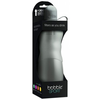 bobble Sport Bottle 650ml - Grey