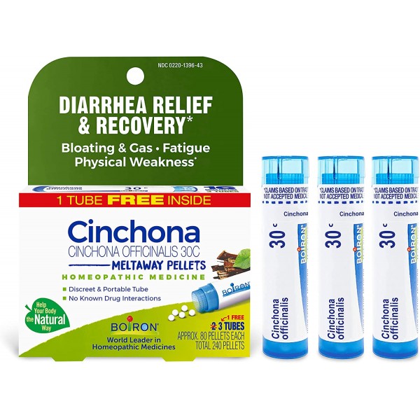 Cinchona 30C (Diarrhea Relief & Recovery) - 80 Pellets (3 Tubes) - Boiron - BabyOnline HK